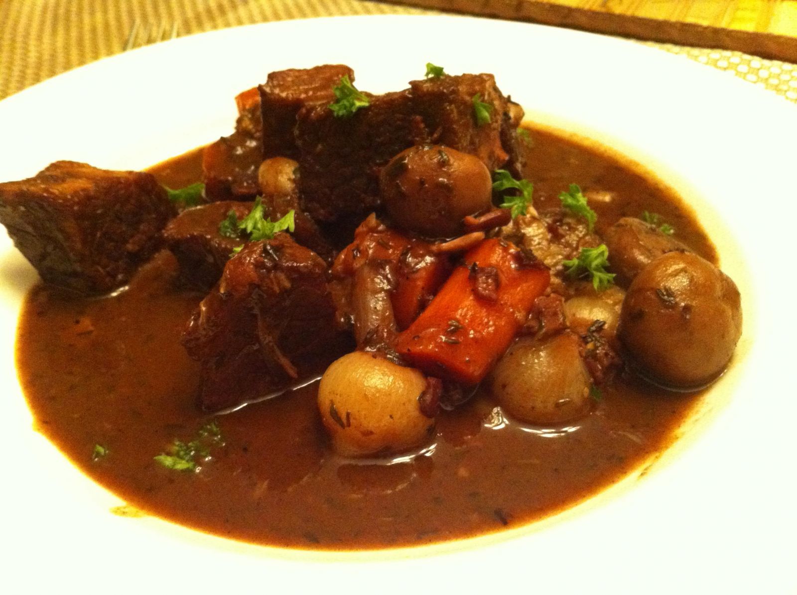 Kissos Hotel Paphos - French Night - Beef Bourguinion